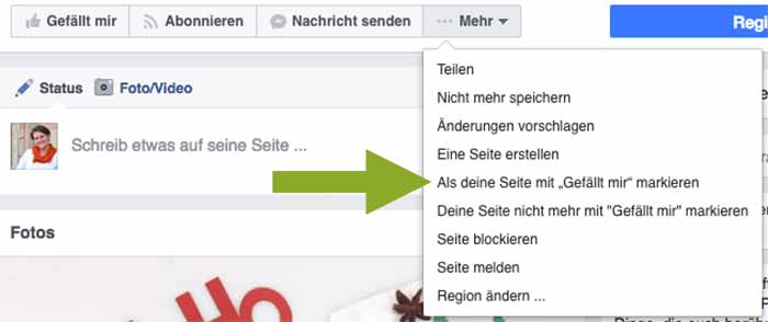 Alternative Facebook Interessensliste: Seitenfeed