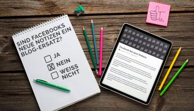 Facebooks neue Notizen als Ersatz für einen Blog